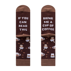Фото - Носки Friendly Socks с надписью BRING ME A CUP OF COFFEE - Men box