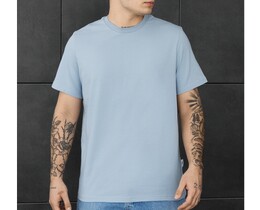 Фото - Мужская удобная футболка Staff pi light blue - Men box