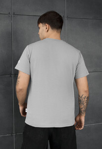 Фото - Мужская удобная футболка Staff pi light gray logo - Men box