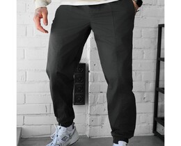 Фото - Чоловічі зручні джогери Staff wr dark gray - Men box