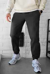 Фото - Чоловічі зручні джогери Staff wr dark gray - Men box