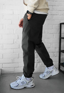 Фото - Чоловічі зручні джогери Staff wr dark gray - Men box