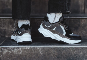 Фото - Чоловічі кросівки з ламінованими вставками Staff gray & black & brown - Men box