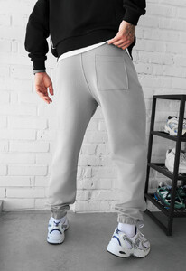 Фото - Чоловічі базові спортивні штани Staff clo light gray - Men box