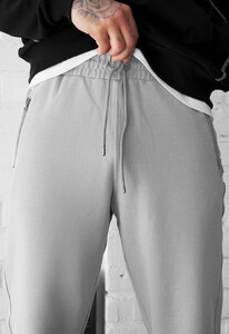 Фото - Чоловічі базові спортивні штани Staff clo light gray - Men box