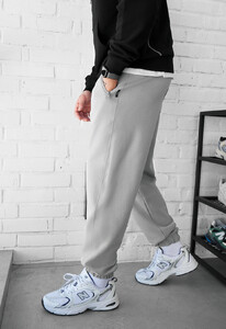 Фото - Чоловічі базові спортивні штани Staff clo light gray - Men box
