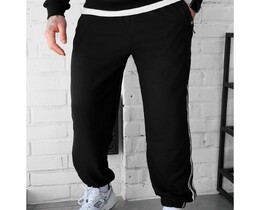 Фото - Мужские спортивные штаны с нашивками-лампасами Staff un black 2 lampas - Men box