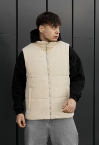 Фото - Чоловіча утеплена жилетка з водовідштовхувальними властивостями Staff kred milk - Men box