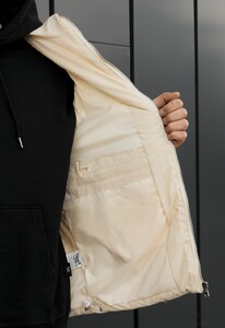 Фото - Чоловіча утеплена жилетка з водовідштовхувальними властивостями Staff kred milk - Men box