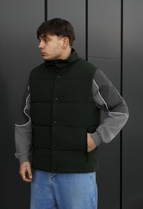 Фото - Мужская утепленная жилетка Staff to alto dark green - Men box