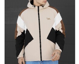Фото - Мужская оригинальная куртка ветровка Staff nix beige logo - Men box