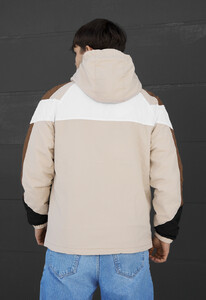 Фото - Чоловіча оригінальна куртка вітровка Staff nix beige logo - Men box