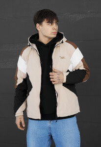 Фото - Чоловіча оригінальна куртка вітровка Staff nix beige logo - Men box