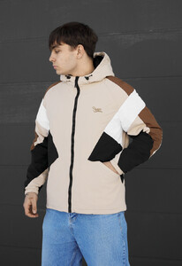 Фото - Чоловіча оригінальна куртка вітровка Staff nix beige logo - Men box