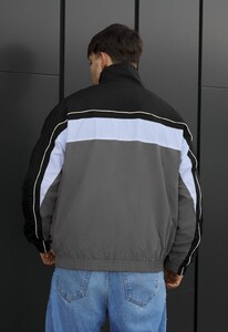 Фото - Мужская куртка ветровка Staff fn black & gray oversize reflective - Men box