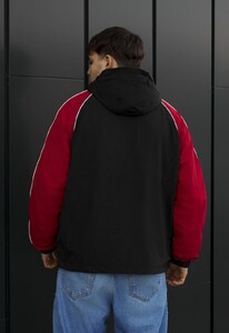 Фото - Комфортна чоловіча вітровка Staff az black & red reflective oversize - Men box