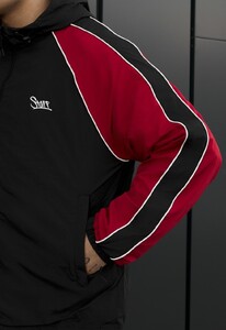 Фото - Комфортна чоловіча вітровка Staff az black & red reflective oversize - Men box