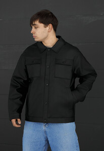 Фото - Чоловіча молодіжна шкіряна куртка Staff black - Men box