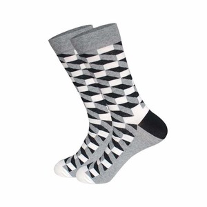 Фото - Носки Friendly Socks с монохромным геометрическим принтом - Men box