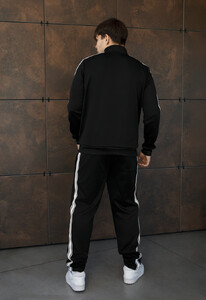 Фото - Чоловічий спортивний костюм з лампасами Staff jak black - Men box