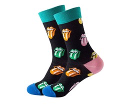 Фото - Носки яркие Friendly Socks с логотипом Rolling Stones - Men box