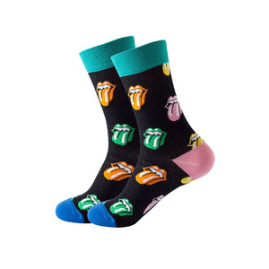 Фото - Носки яркие Friendly Socks с логотипом Rolling Stones - Men box