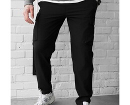 Фото - Мужские легкие штаны Staff cargo ter black - Men box