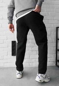 Фото - Мужские легкие штаны Staff cargo ter black - Men box