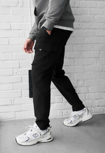 Фото - Мужские легкие штаны Staff cargo ter black - Men box