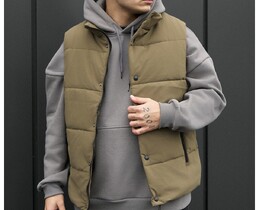 Фото - Мужская комфортная жилетка Staff to alto olive - Men box