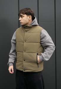 Фото - Чоловіча комфортна жилетка Staff to alto olive - Men box