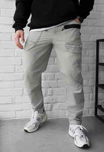 Фото - Чоловічі легкі штани Staff cargo ks light gray - Men box