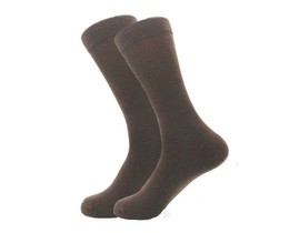Фото - Мужские носки однотонные Friendly Socks. Цвет: коричневый - Men box