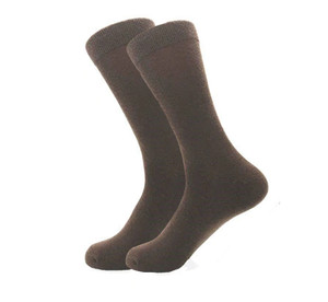 Фото - Чоловічі шкарпетки однотонні Friendly Socks. Колір: коричневий - Men box