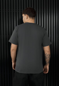 Фото - Мужская футболка с качественного хлопка Staff dark gray 2 - Men box