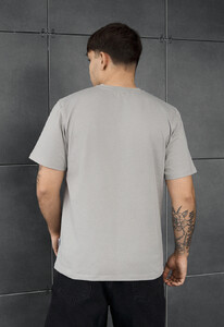 Фото - Мужская базовая футболка Staff light gray - Men box