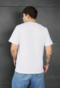 Фото - Мужская футболка с качественного хлопка Staff white - Men box