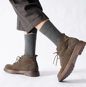 Фото - Однотонные носки от Friendly Socks темно-серого цвета - Men box
