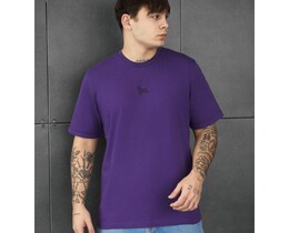 Фото - Мужская футболка с качественного европейского хлопка Staff violet logo - Men box