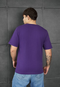 Фото - Мужская футболка с качественного европейского хлопка Staff violet logo - Men box