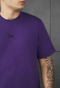 Фото - Мужская футболка с качественного европейского хлопка Staff violet logo - Men box