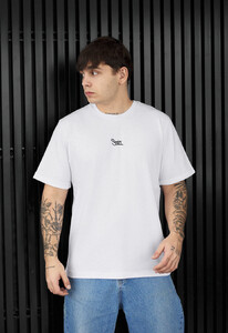 Фото - Мужская футболка с качественного европейского хлопка Staff white logo - Men box