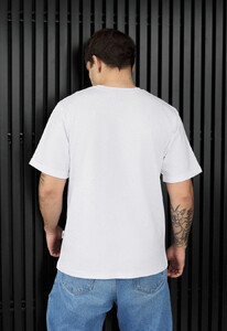 Фото - Мужская футболка с качественного европейского хлопка Staff white logo - Men box