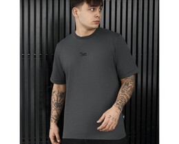 Фото - Мужская качественная футболка Staff dark gray logo - Men box