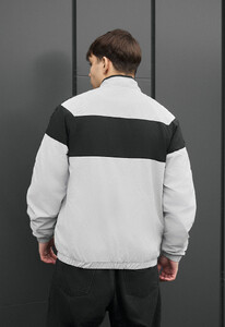 Фото - Мужская демисезонная куртка ветровка Staff jex light gray & black - Men box