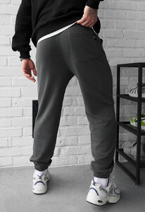Фото - Мужские базовые спортивные штаны Staff fad dark gray - Men box