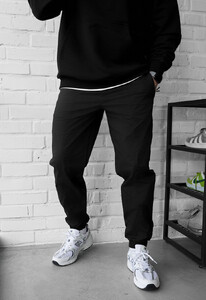 Фото - Мужские удобные джогеры Staff wr black - Men box