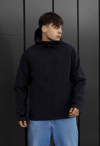 Фото - Ветро- и влагозащитная мужская куртка soft shell Staff kade navy - Men box