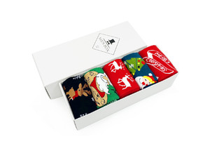 Фото - Набор носков Friendly Socks "Новогодний микс" (5 пар) - Men box