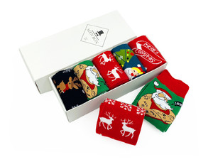 Фото - Набор носков Friendly Socks "Новогодний микс" (5 пар) - Men box